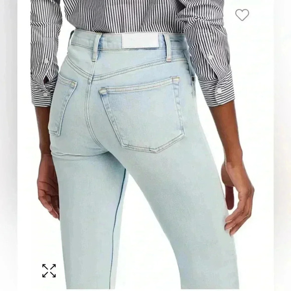 NWOT RE/DONE 70s crop boot jean in vapor wave - Picture 10 of 10